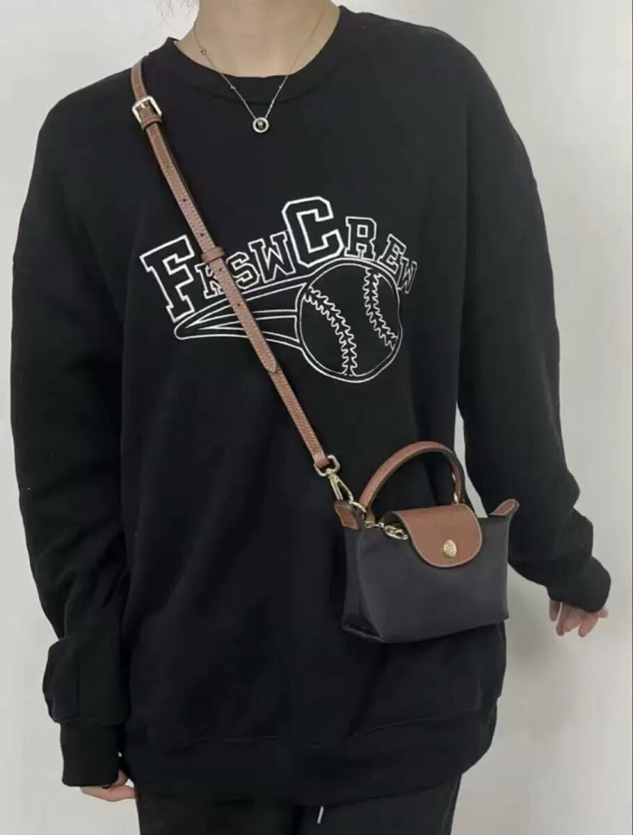LONGCHAMP ショルダーミニバッグブラック_画像1