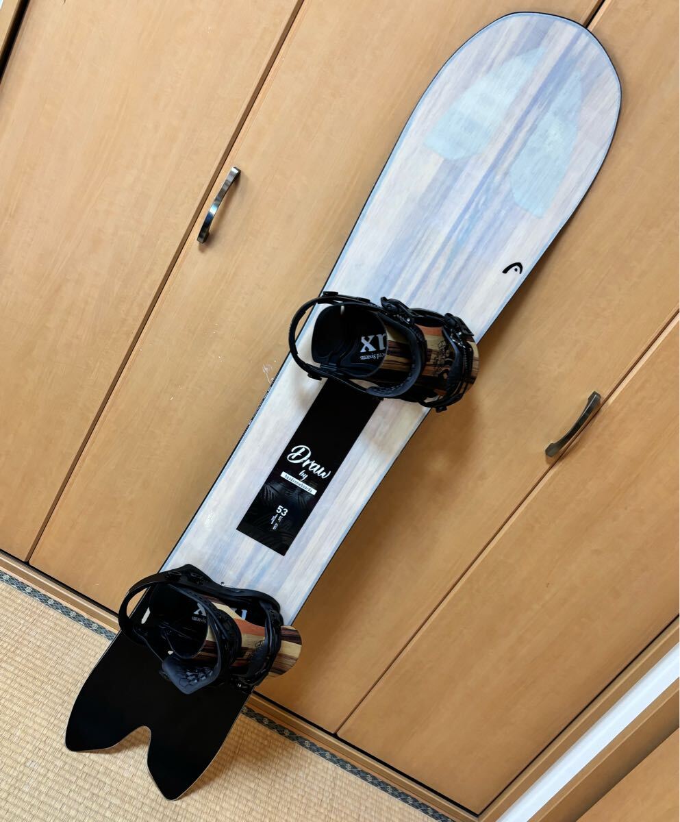 HEAD ヘッド　DRAW LYT 153cm & フラックス FLUX SR TEAM Mサイズ　セット　パウダー　バックカントリー　カービング　スワローテール　_画像1