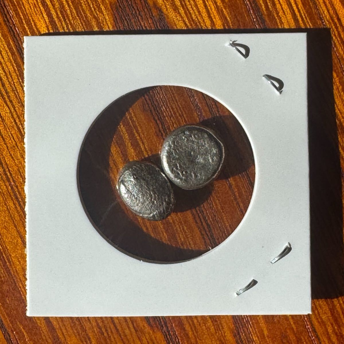  изначальный документ бобы доска серебряный маленький размер 2 позиций комплект серебряный качество Япония старая монета старая монета коллекция бобы доска серебряный 