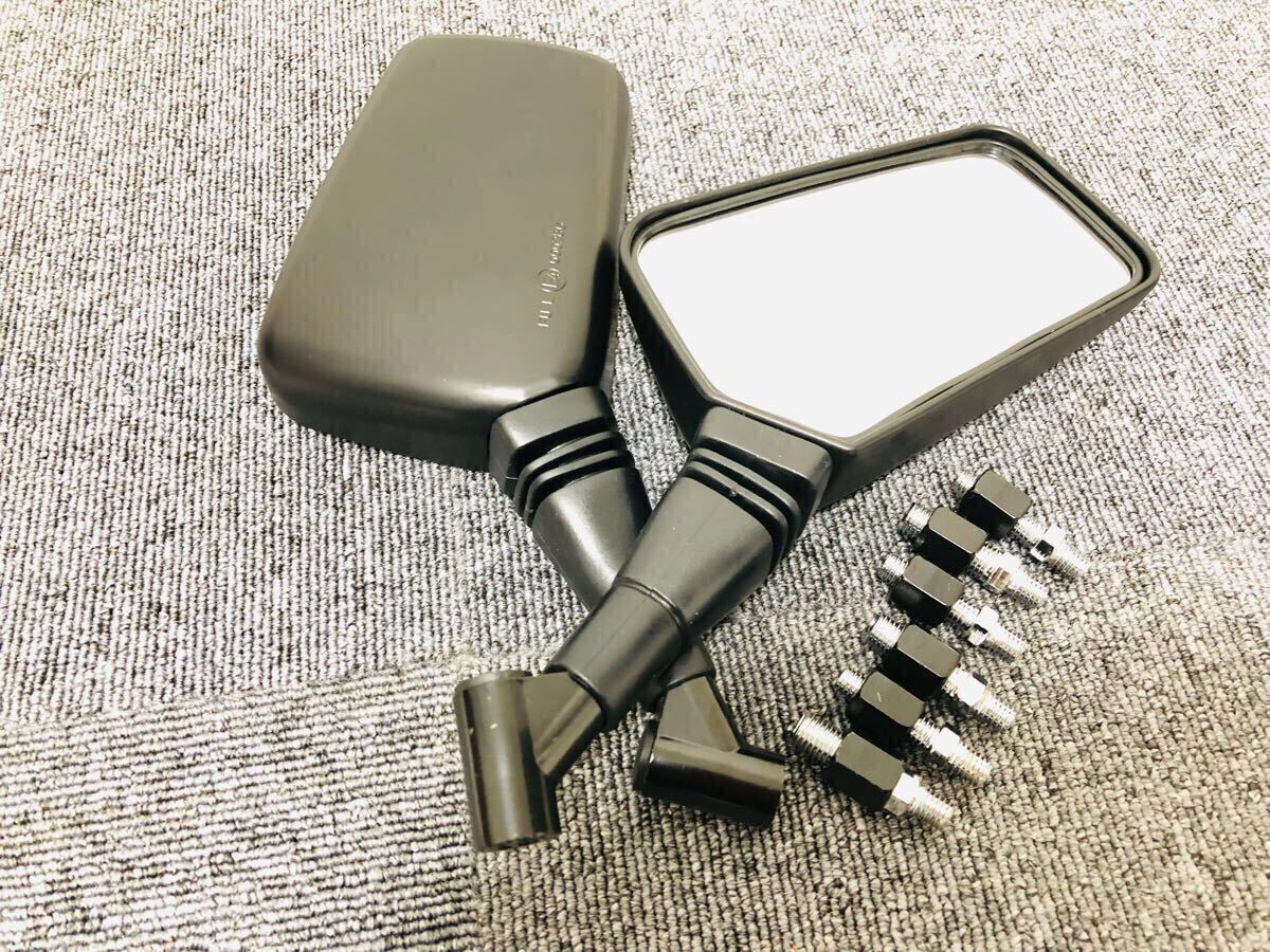 新品 ナポレオンミラー マットブラック 左右 セットアドレス125G