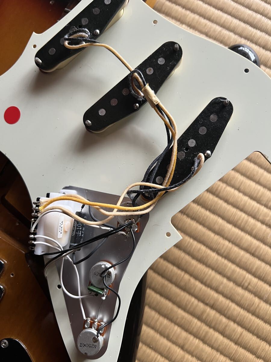 中古美品 フェンダージャパン ストラトキャスター 純正テキサススペシャル アルダー? Fender Japan ゴトー HAPマグナムロック_画像10