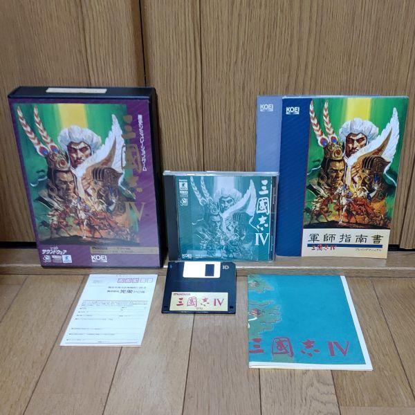 【ジャンク品】 三国志 IV 富士通FM TOWNSのゲームソフト　FUJITSU エフエムタウンズ_画像1