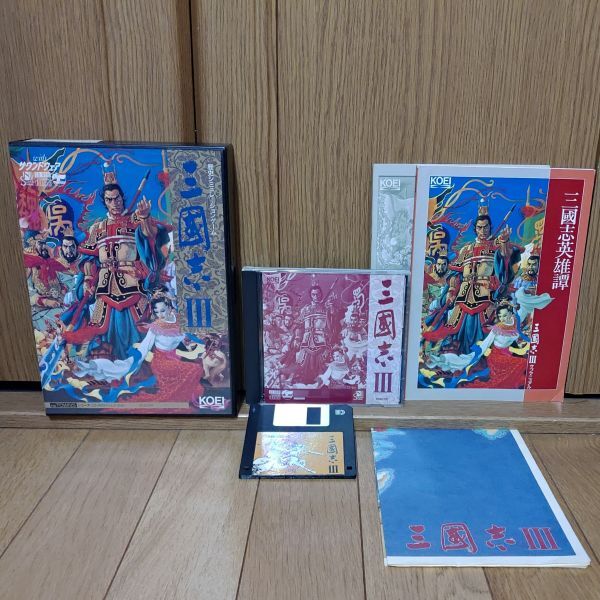 【ジャンク品】 三国志 III 富士通FM TOWNSのゲームソフト　FUJITSU エフエムタウンズ_画像1