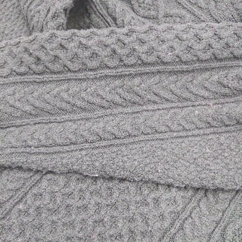 * ⊇ UNIQLO Uniqlo осень-зима casual длинный рукав кабель вязаный размер XL moss green серия мужской E