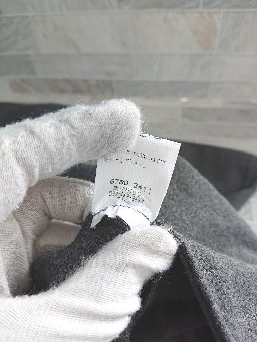 ◇ ⊇ ヴァンドウェスト 起毛 ガウチョパンツ サイズ36 グレー系 レディース E_画像5
