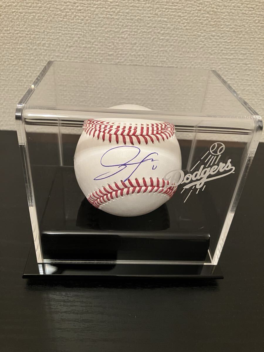 ロサンゼルス・ドジャース 佐々木朗希 サインボール ケース付き WS優勝