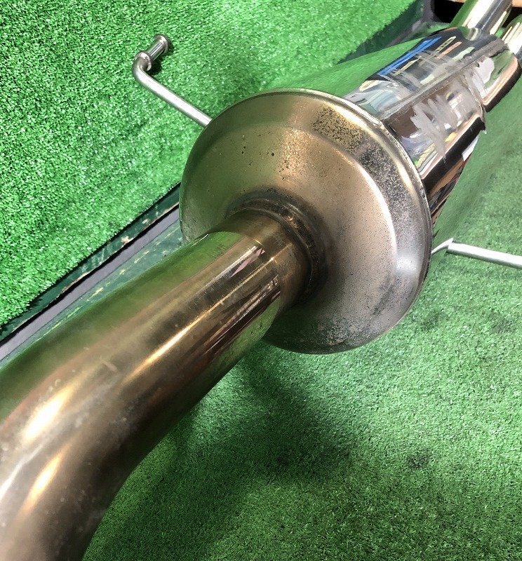 ☆アルファロメオ　156　ZAR932　社外　リアマフラー　現状品　セレスピード車にて使用　純正マフラー側で切断現状　送料サイズ【L】_画像5