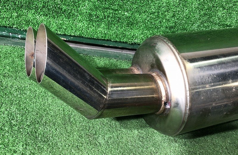 ☆アルファロメオ　156　ZAR932　社外　リアマフラー　現状品　セレスピード車にて使用　純正マフラー側で切断現状　送料サイズ【L】_画像9