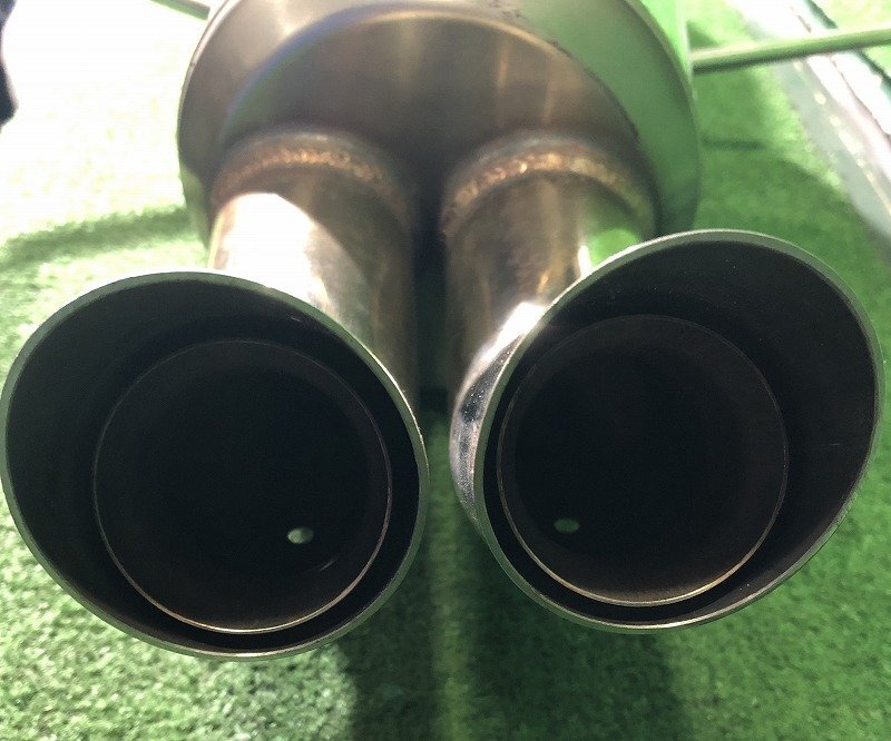 ☆アルファロメオ　156　ZAR932　社外　リアマフラー　現状品　セレスピード車にて使用　純正マフラー側で切断現状　送料サイズ【L】_画像4