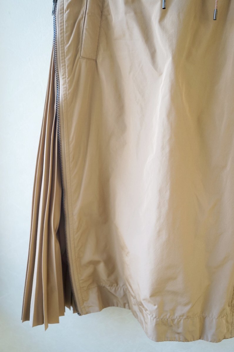 ★BEATING HEART / ビーティングハート*サイドプリーツスカート /ベージュ茶系 0* 古着のgplus広島 2512t1_画像4