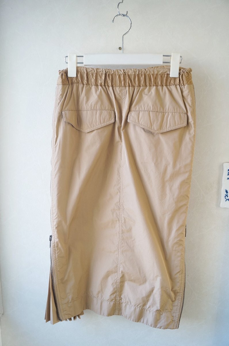 ★BEATING HEART / ビーティングハート*サイドプリーツスカート /ベージュ茶系 0* 古着のgplus広島 2512t1_画像2