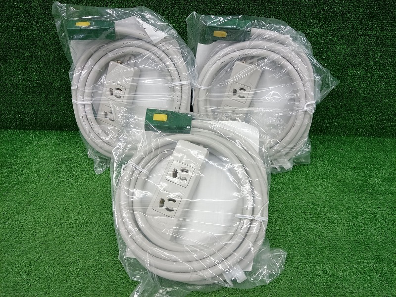 未開封 未使用品 Panasonic パナソニック 3m 2個口 分岐ケーブル方式 ハーネス用 OAタップ WFA6632HG 3個セット 【3】_画像1