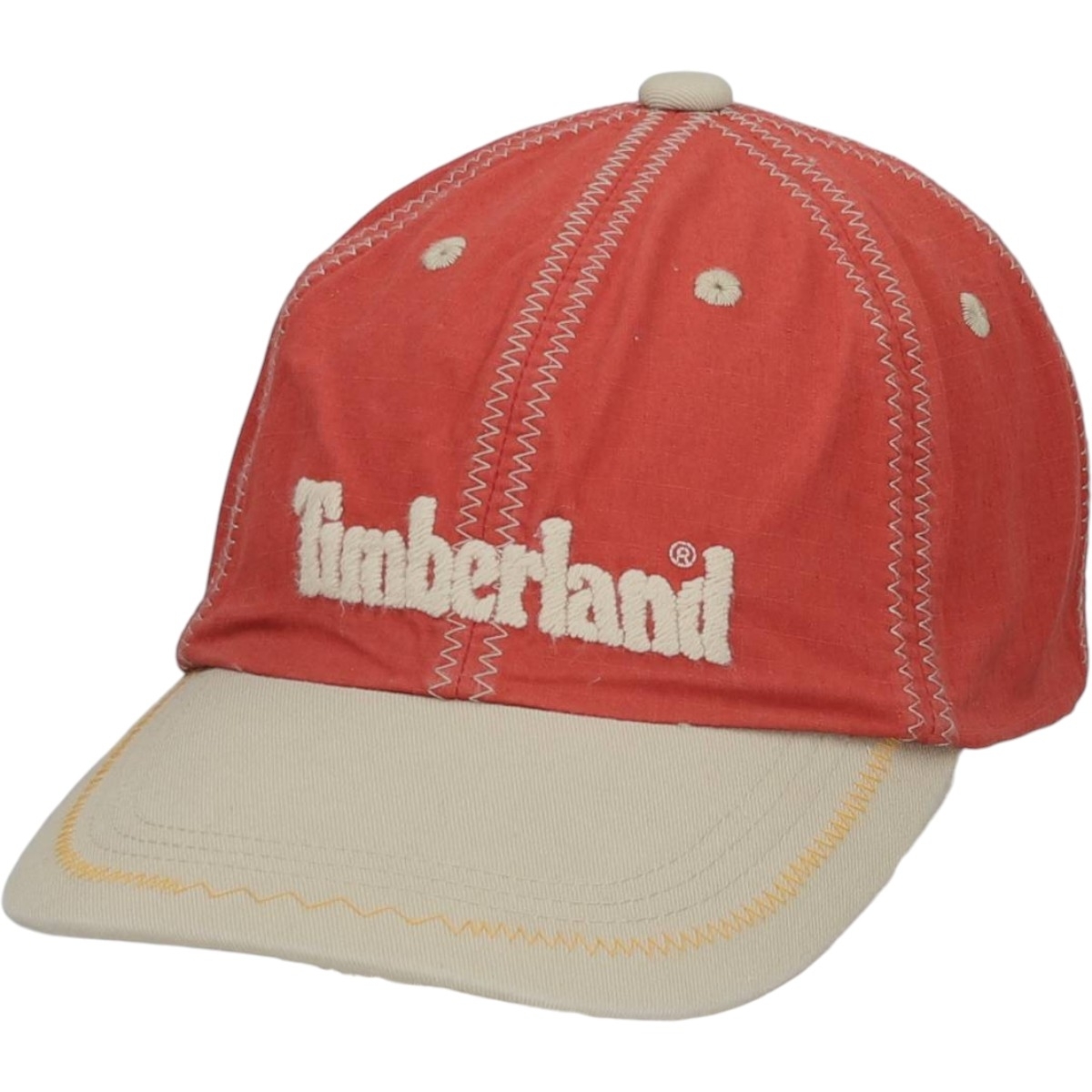 古着 90年代 ティンバーランド Timberland リップストップ ツートン ベースボールキャップ フリーサイズ相当 ヴィンテージ /gaa005773_画像1