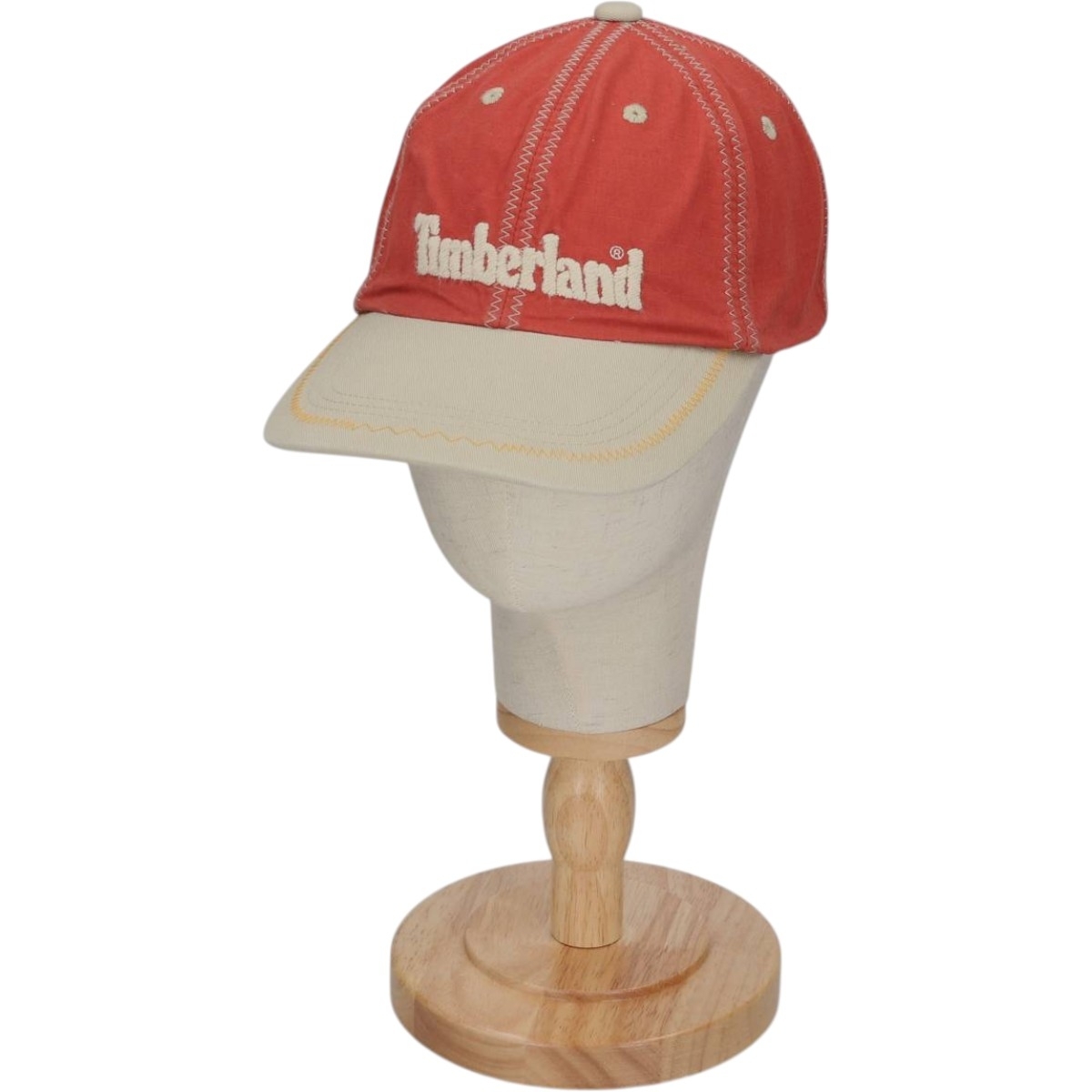 古着 90年代 ティンバーランド Timberland リップストップ ツートン ベースボールキャップ フリーサイズ相当 ヴィンテージ /gaa005773_画像2