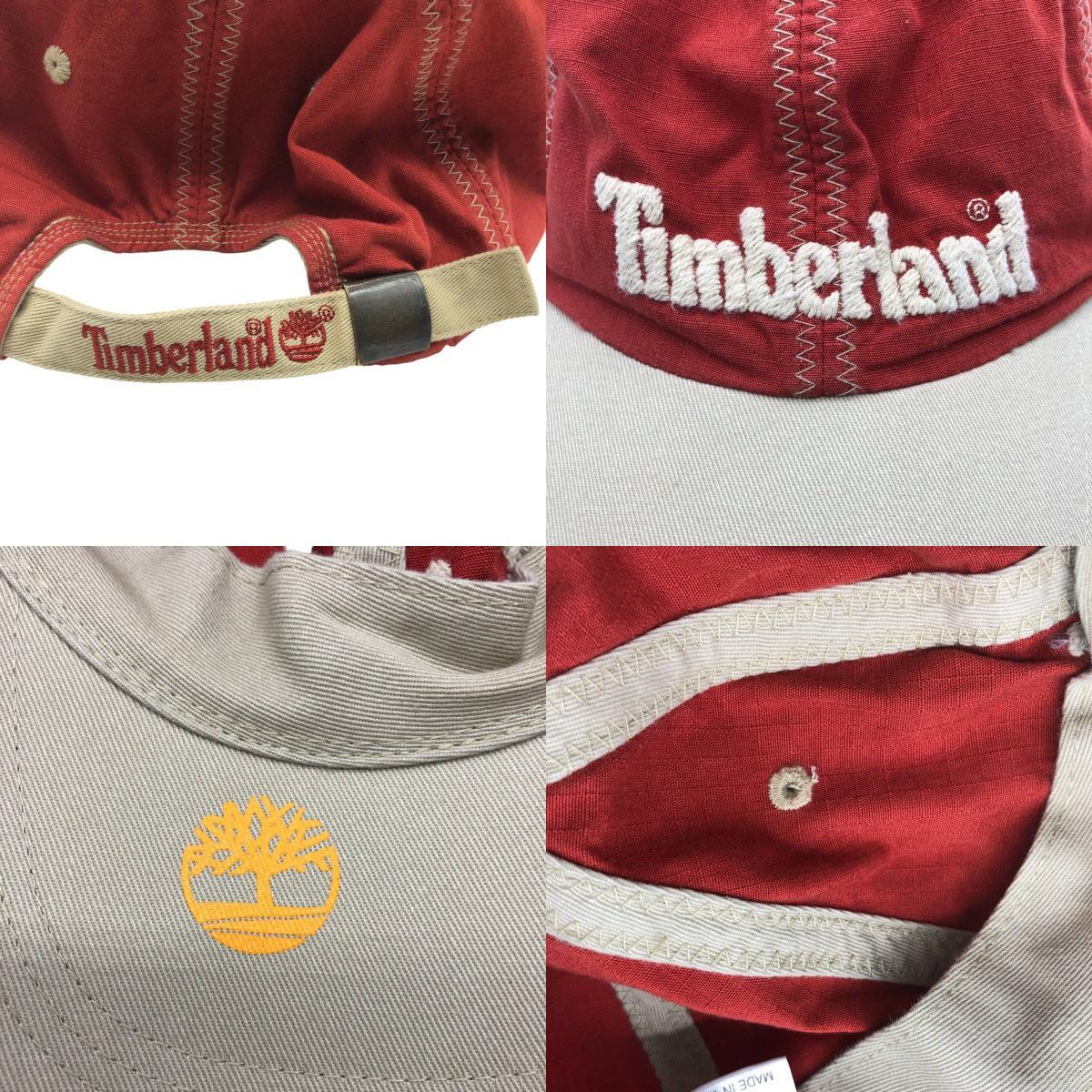 古着 90年代 ティンバーランド Timberland リップストップ ツートン ベースボールキャップ フリーサイズ相当 ヴィンテージ /gaa005773_画像9