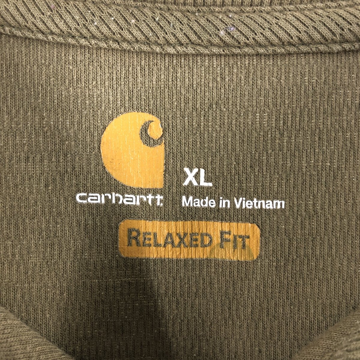 古着 カーハート Carhartt RELAXED FIT ヘンリーネック サーマルロンT ハニカム メンズXL相当 /eaa540337 【SS2512_10】_画像3