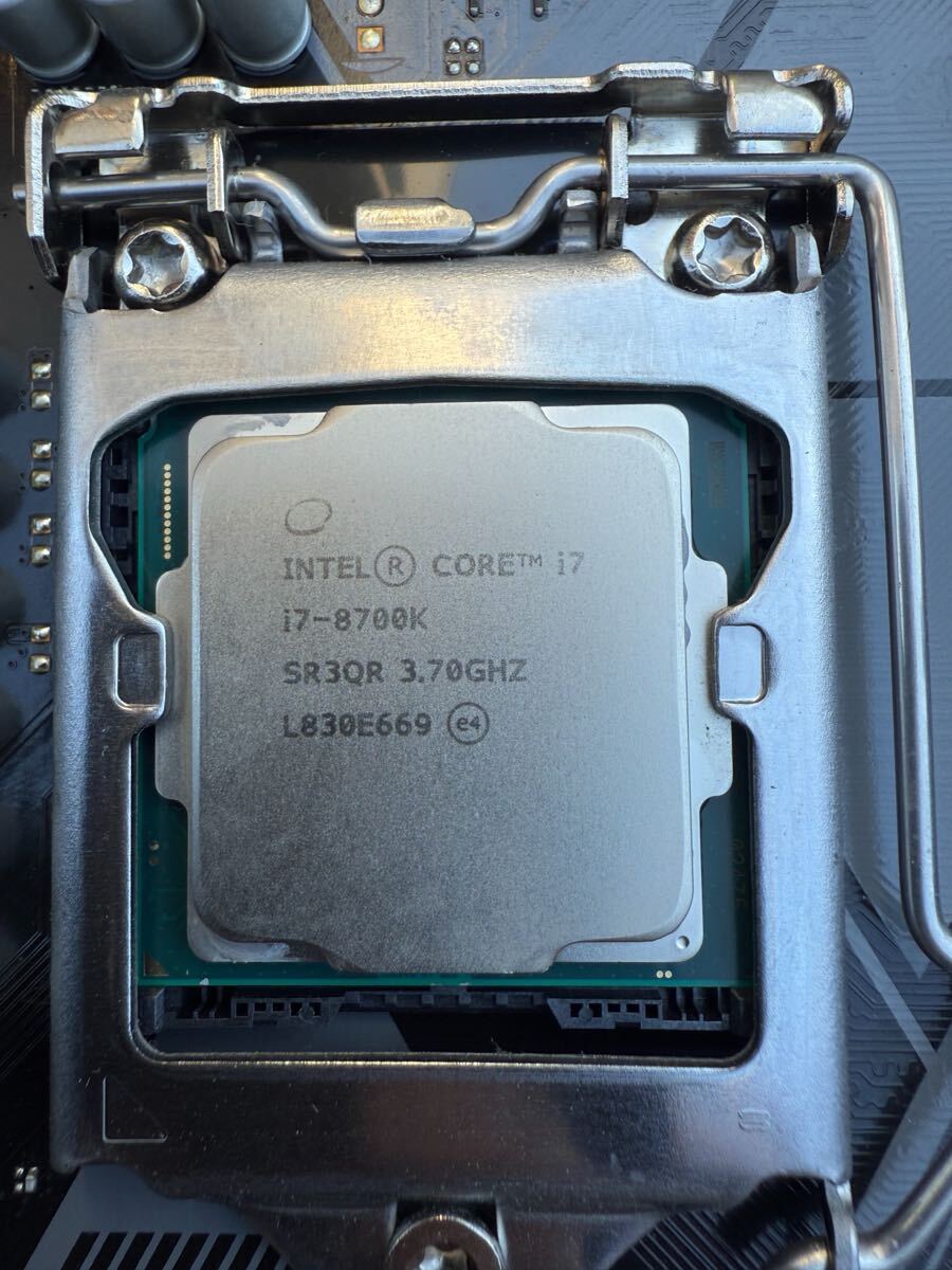 ASUS PRIME H370-A Core i7 8700k付き マザボ マザーボード エイスース CPU付き_画像2