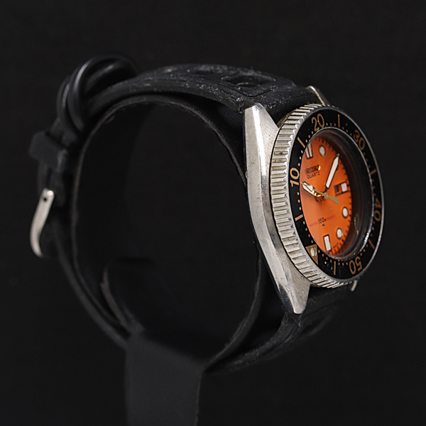 1 иен Seiko кварц 2625-0010 QZ orange циферблат мужские наручные часы 2000000 12APY KMT