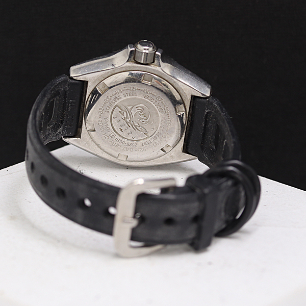 1 иен Seiko кварц 2625-0010 QZ orange циферблат мужские наручные часы 2000000 12APY KMT