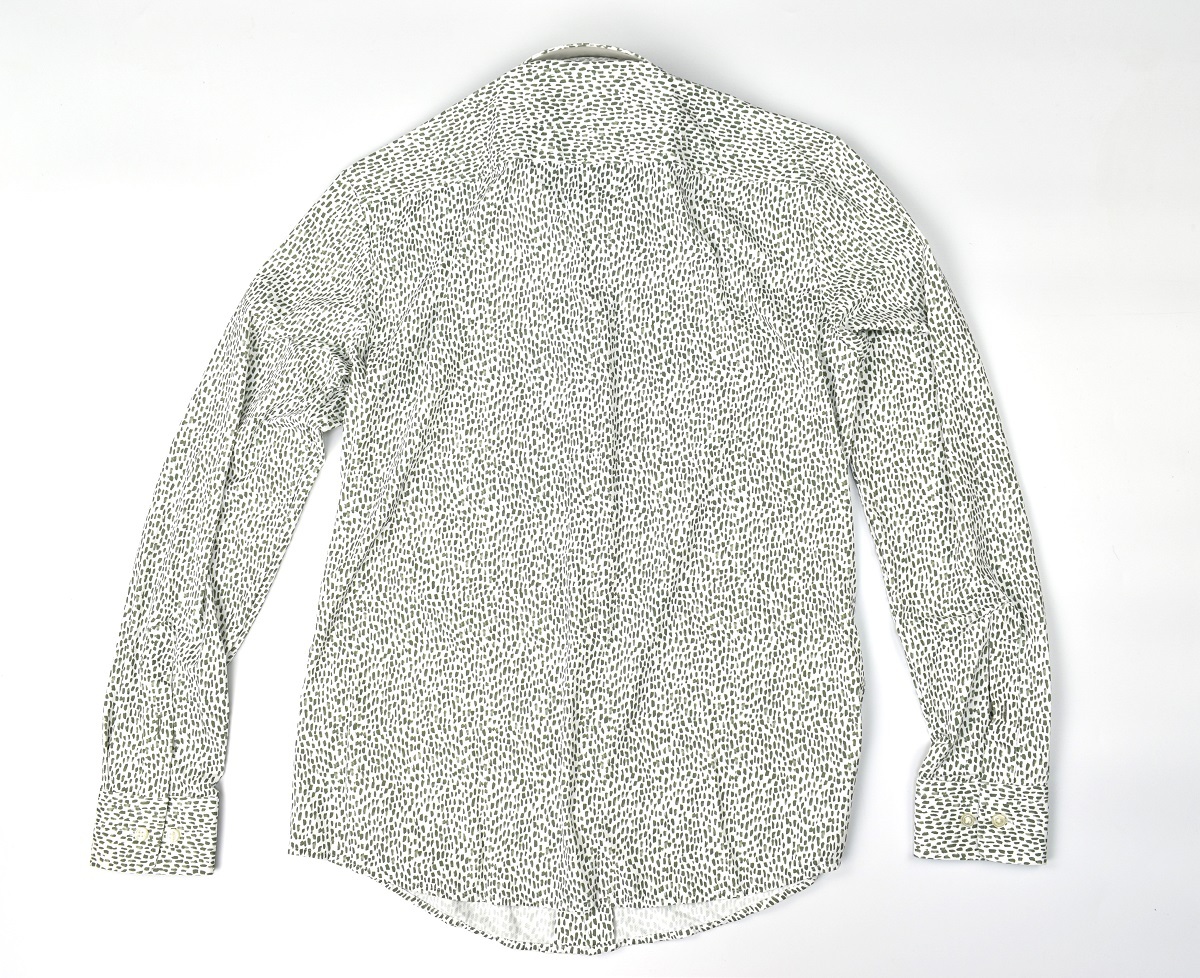 ヒューゴ・ボス】しっとり肌触り スリムフィットストレッチ シャツ_画像2