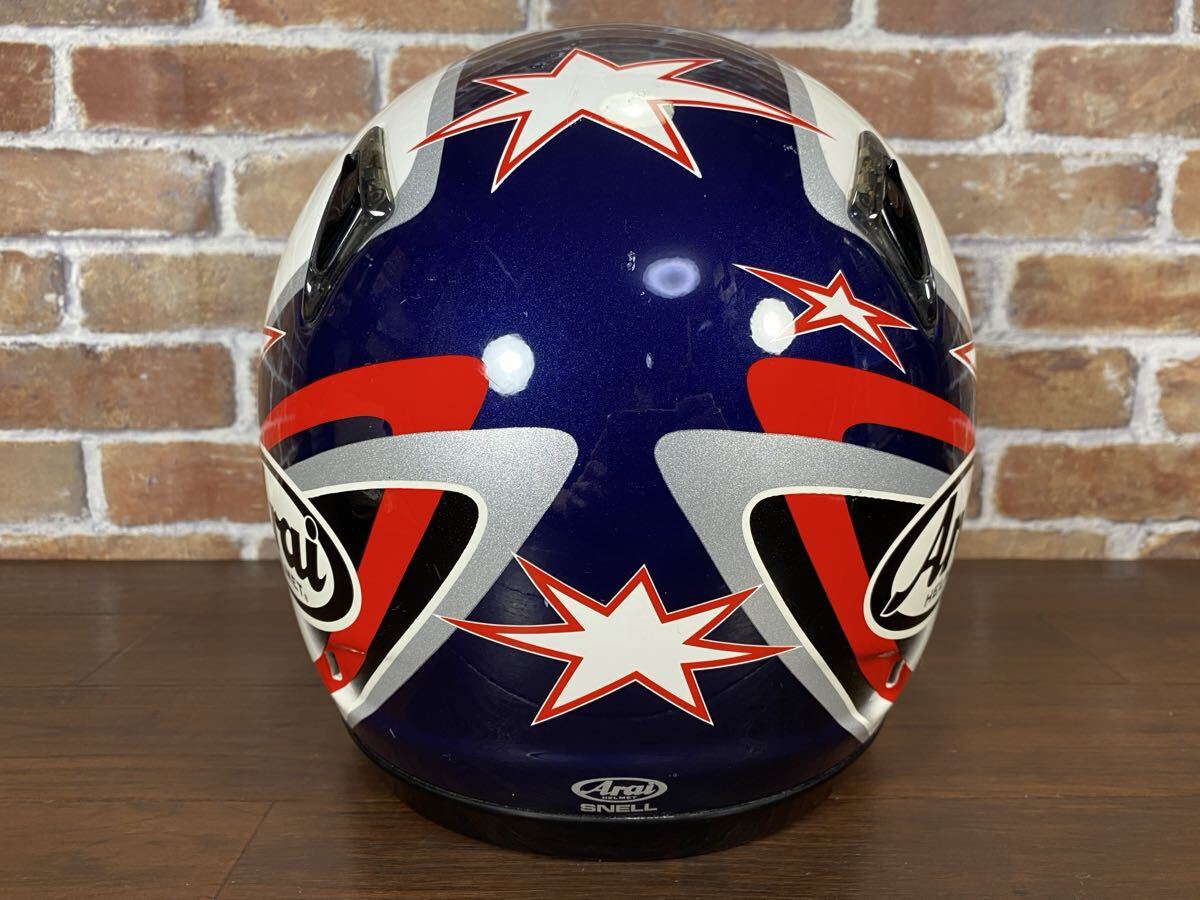 ♪♪Arai アライヘルメット アストロJ グラフィック フルフェイス サイズS-M ジャンク ♪♪_画像4