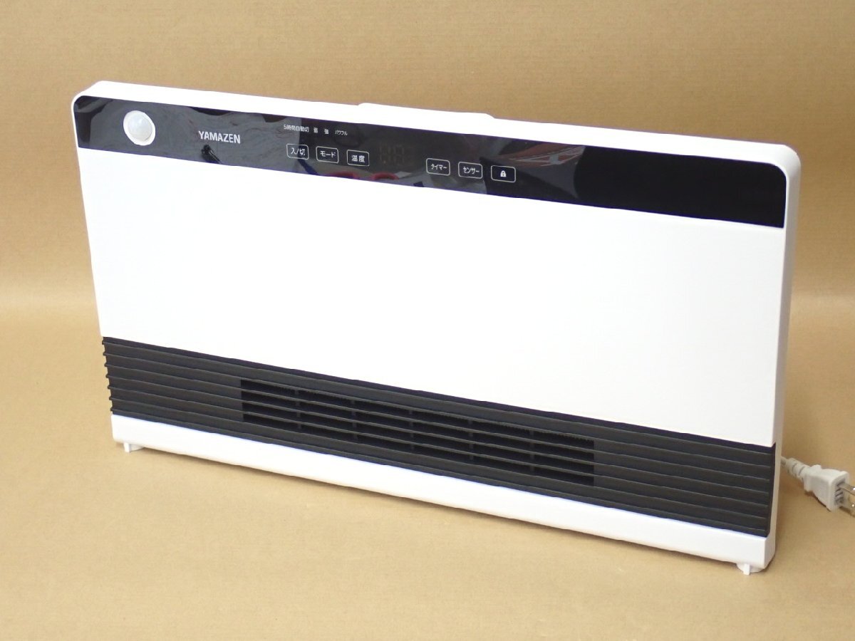 ●MMT● 【2024年製デモ品訳あり:動作中異音と振動】温度/人感センサー ワイドパネル セラミックファンヒーター D.SF-V.W12(W)(SOX-98)_画像4