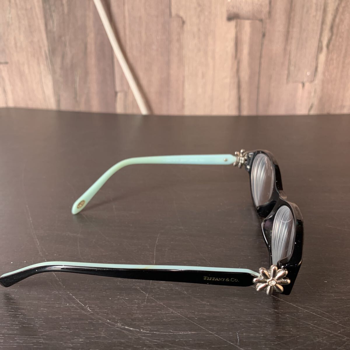 （FUL004） TIFFANY&Co ティファニー　めがね 度入り　TF2067-B-A 8001 5516 135 箱　メガネ拭き付き　中古品_画像7