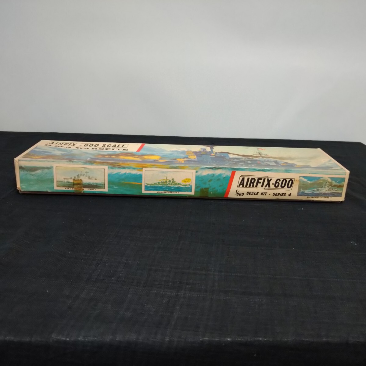 (TA)[A-819] утиль 1/600 AIRFIX H.M.S. WARSPITE пластиковая модель не собран 