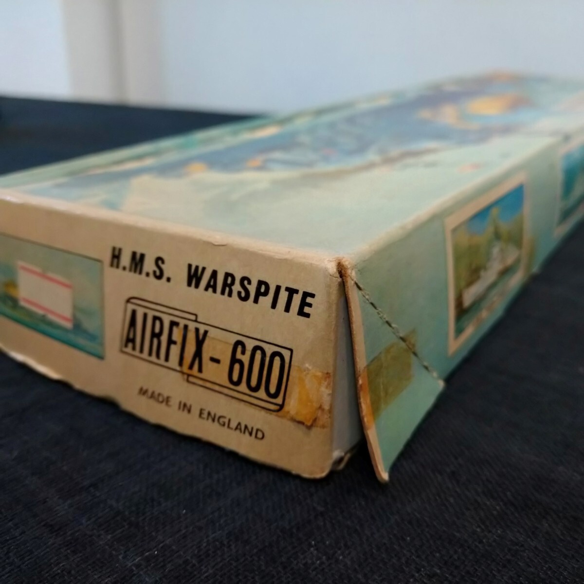 (TA)[A-819] утиль 1/600 AIRFIX H.M.S. WARSPITE пластиковая модель не собран 