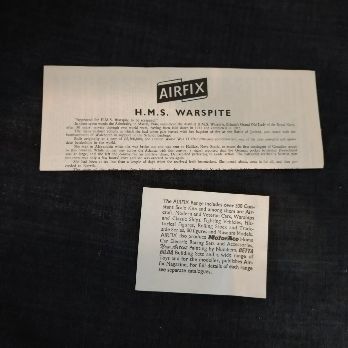 (TA)[A-819] утиль 1/600 AIRFIX H.M.S. WARSPITE пластиковая модель не собран 