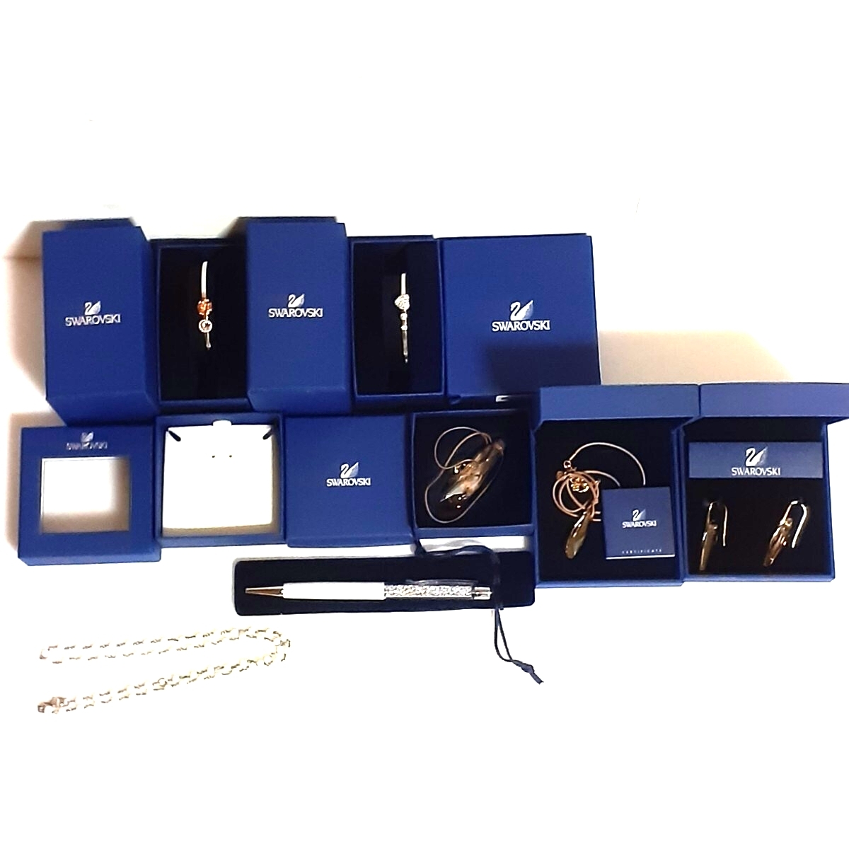 [1 иен старт ]SWAROVSKI Swarovski браслет колье серьги аксессуары шариковая ручка и т.п. итого 7 пункт суммировать 