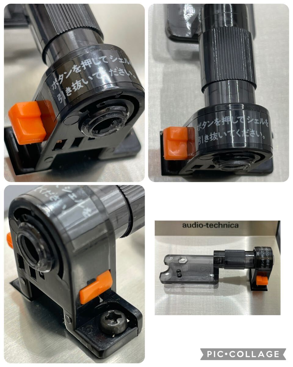 R71 audio-technica AT33E MC用 カートリッジ固定治具 スタンド 部品 現状品 箱付き オーディオテクニカ 元箱 本体なし パーツ_画像3