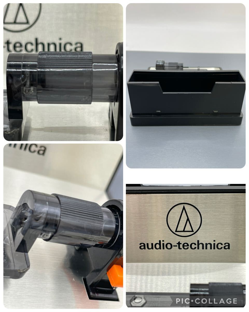 R71 audio-technica AT33E MC用 カートリッジ固定治具 スタンド 部品 現状品 箱付き オーディオテクニカ 元箱 本体なし パーツ_画像5