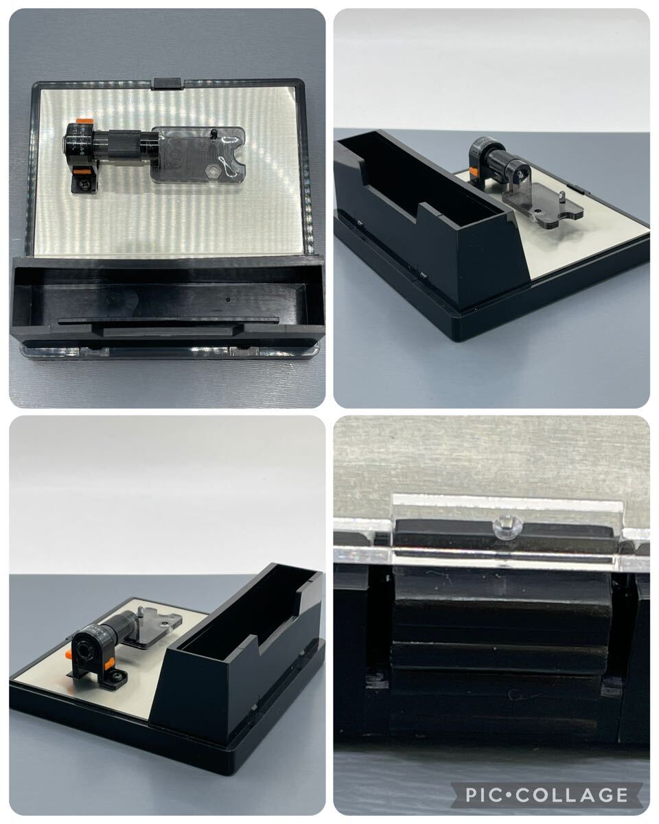 R71 audio-technica AT33E MC用 カートリッジ固定治具 スタンド 部品 現状品 箱付き オーディオテクニカ 元箱 本体なし パーツ_画像6