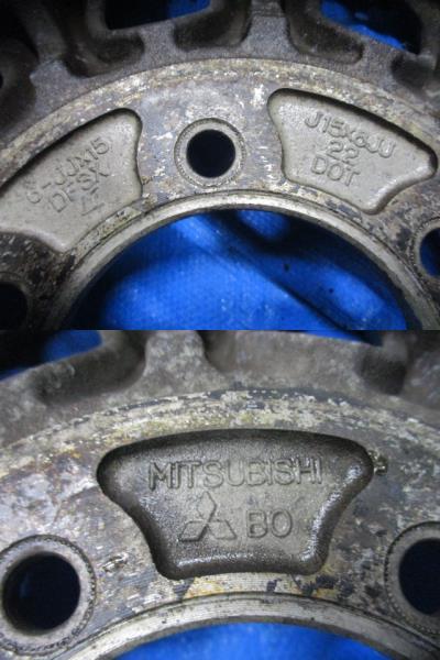 Σ7L 田　三菱　デリカ　スターワゴン　P35W　純正　15インチ　アルミ　ホイール　5本セット　※バラ売り不可_画像8