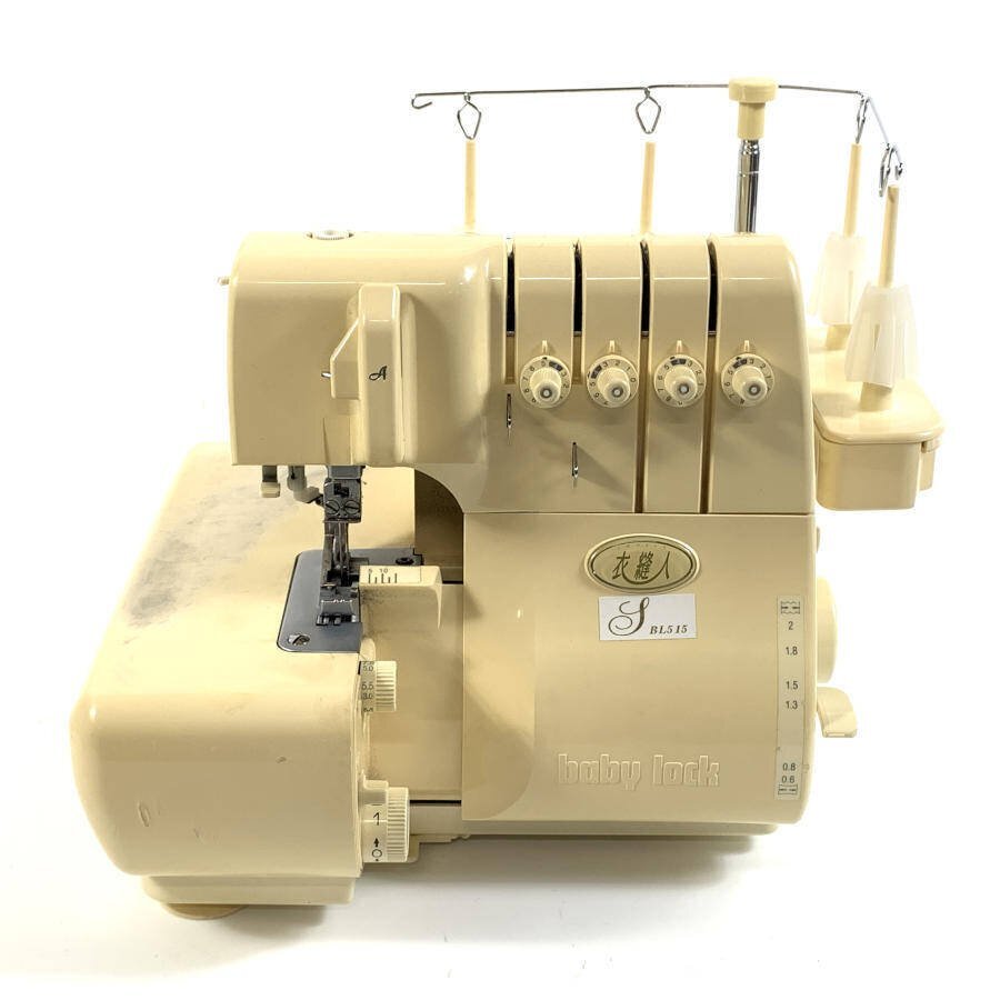 baby lock JUKI baby блокировка .. человек BL515 швейная машинка с оверлоком шитье рукоделие рукоделие foot контроллер имеется * простой инспекция товар 