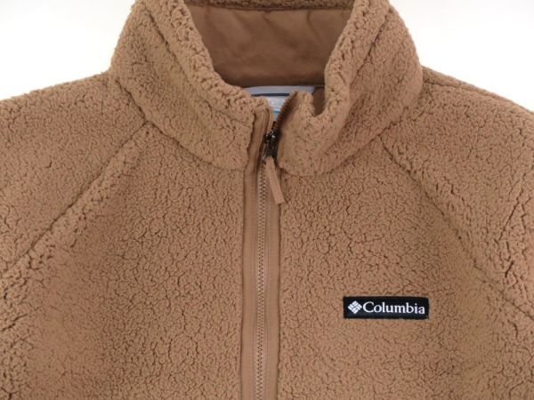 １円~新品 Columbia コロンビア Mens 肉厚 ヘビーウェイト フリース ジャケット khaki 006 /USサイズ L_画像2