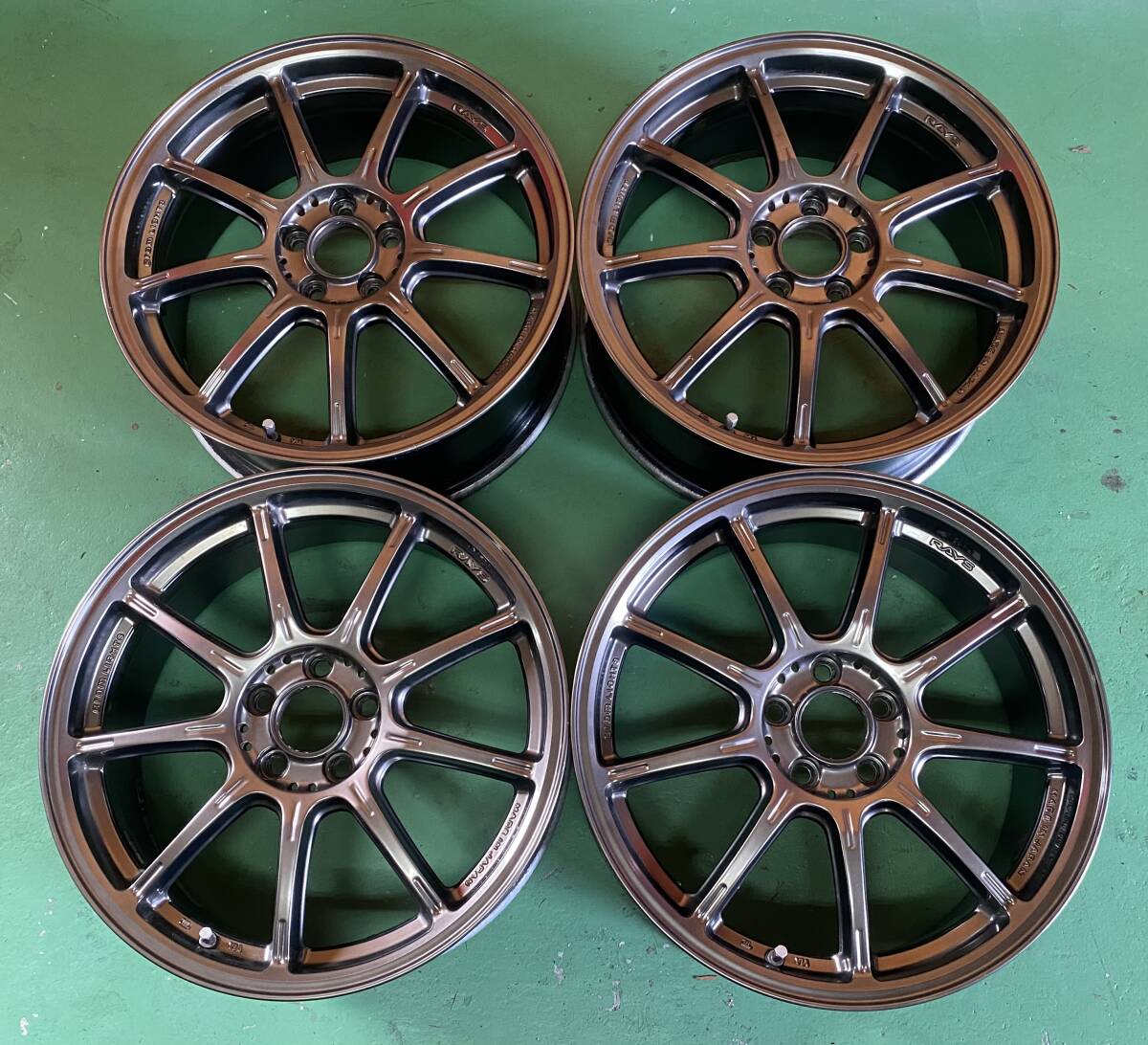 軽量！RAYS gramLIGHTS 57G 17インチ 7J +50 5H 100 4本_画像1