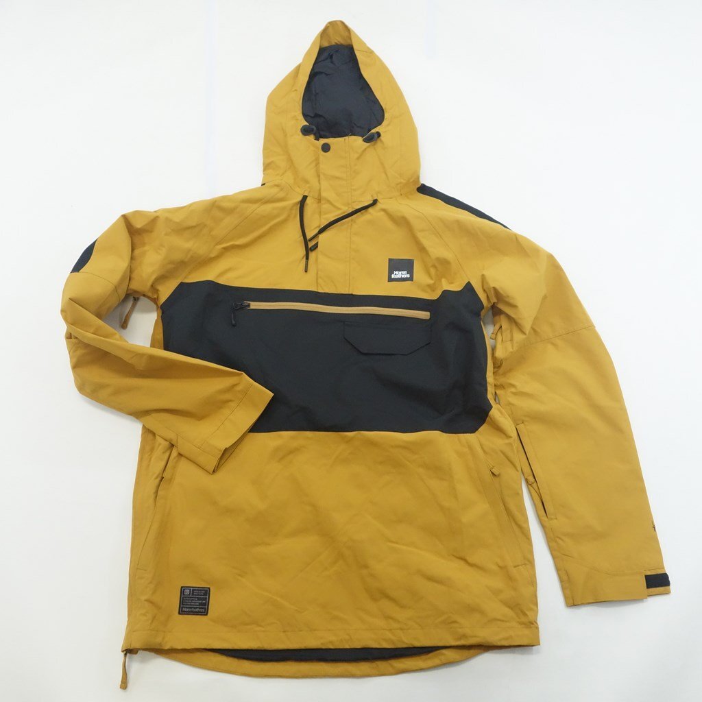 中古 23/24 HORSEFEATHERS NORMAN JACKET SPRUCE YELLOW メンズLサイズ スノーボードジャケットウェア ホースフェザーズ 40118-4_画像1