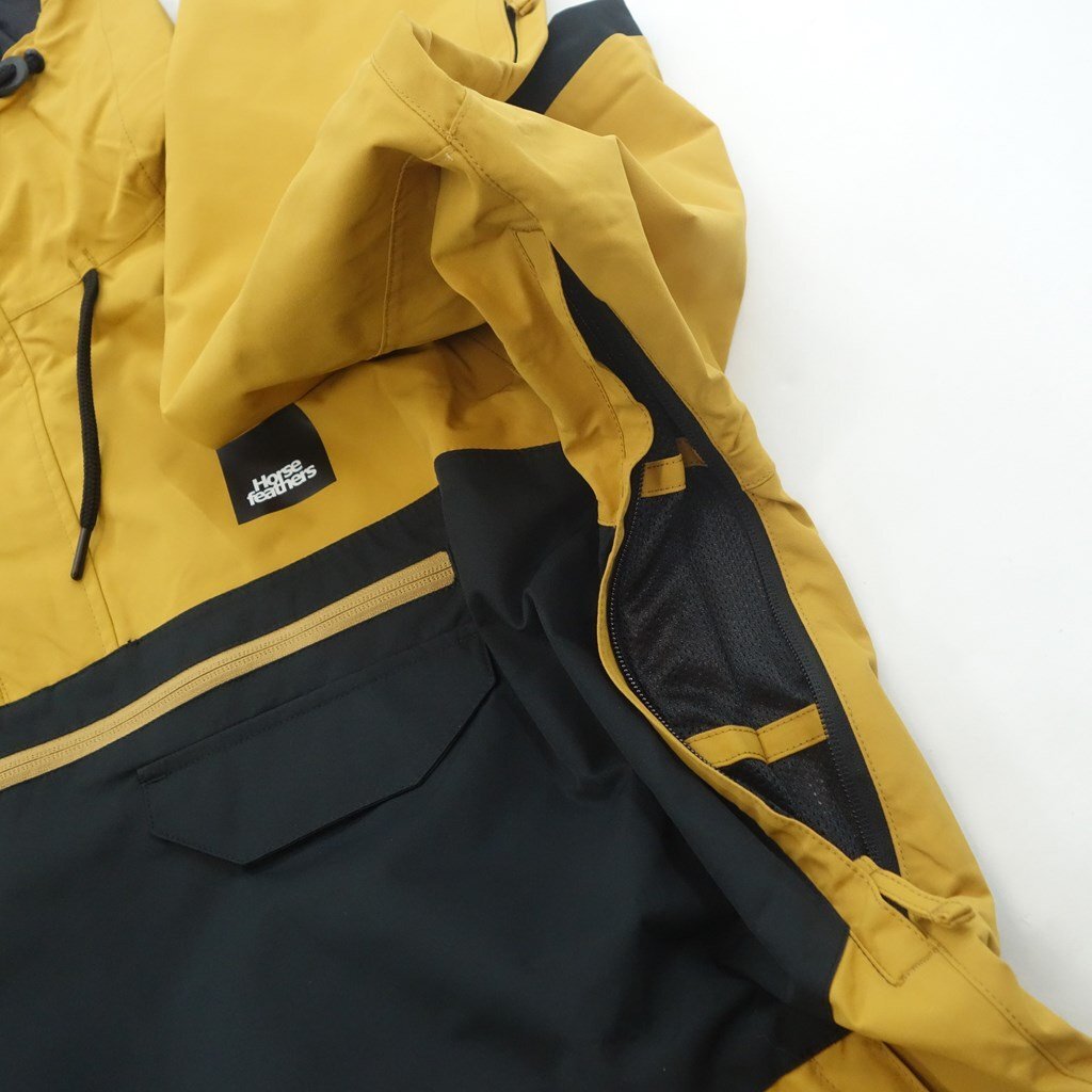 中古 23/24 HORSEFEATHERS NORMAN JACKET SPRUCE YELLOW メンズLサイズ スノーボードジャケットウェア ホースフェザーズ 40118-4_画像5