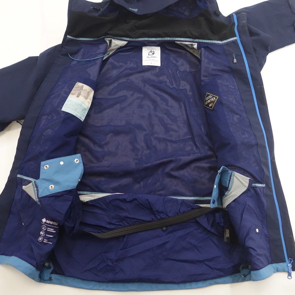 中古 20/21 REW THE KAMIKAZE F+ LIGHT JKT 04 GORE UNISEX Lサイズ スノーボードジャケットウェア アールイーダブリュ 40083-6_画像6