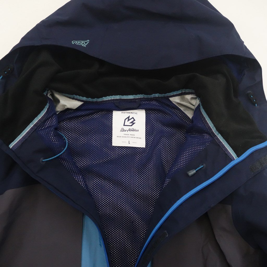 中古 20/21 REW THE KAMIKAZE F+ LIGHT JKT 04 GORE UNISEX Lサイズ スノーボードジャケットウェア アールイーダブリュ 40083-6_画像3