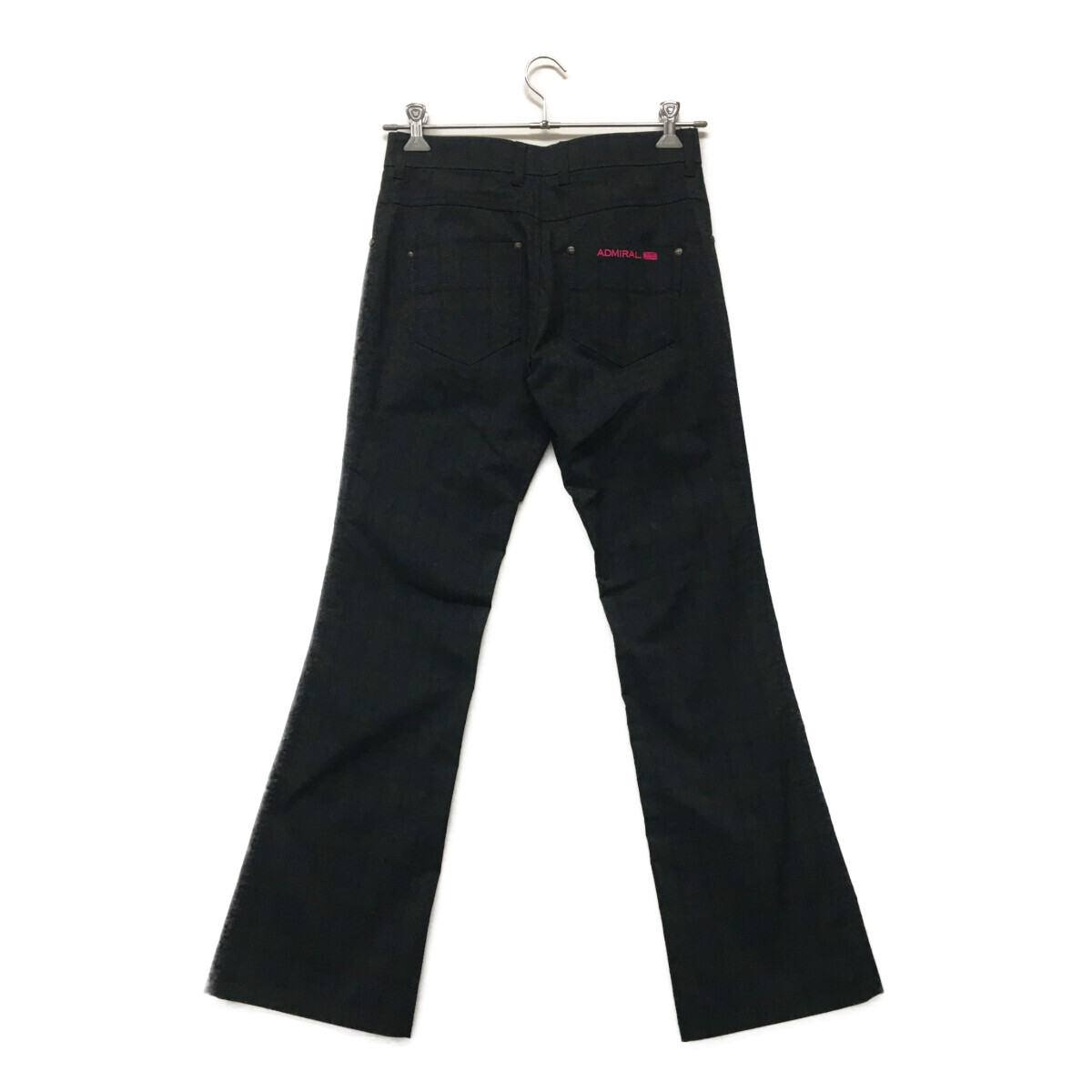 coco б/у [SALE] Admiral Golf Admiral Golf женский брюки L темно-синий × зеленый проверка весна осень letter pack почтовый сервис плюс отправка возможно 102023