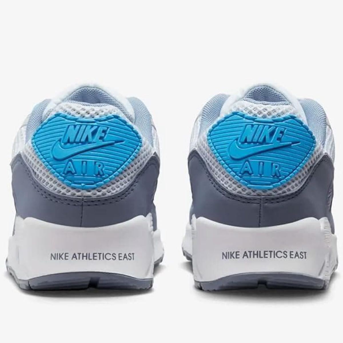 新品 28cm NIKE W AIR MAX 90 SE ユニセックス 人気 ナイキ エア マックス 90 SE 水色 グレー 灰色 スニーカー 靴 定番 希少 カラー 箱無_画像4