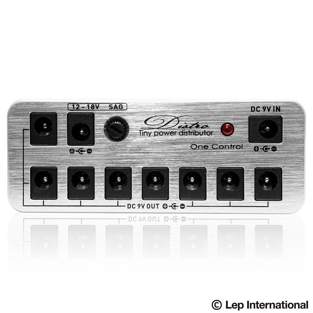 最落無し! One Control Distro -Tiny Power Distributor- (Shiny Silver) / a51143 ミニサイズパワーサプライの決定版 1円_画像1