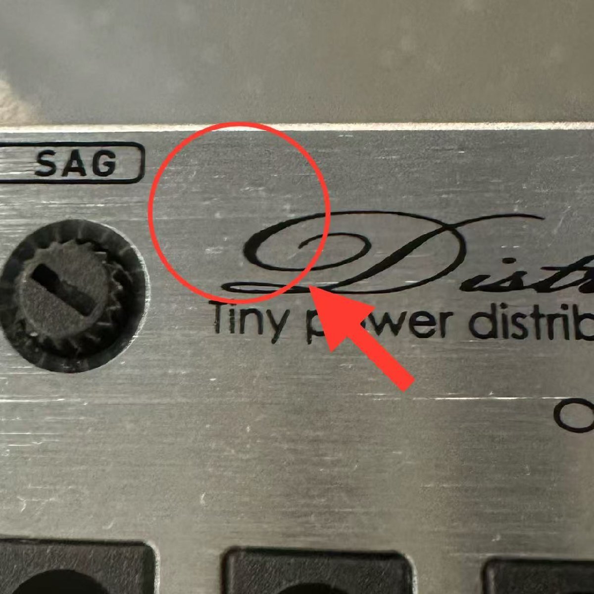 最落無し! One Control Distro -Tiny Power Distributor- (Shiny Silver) / a51143 ミニサイズパワーサプライの決定版 1円_画像4