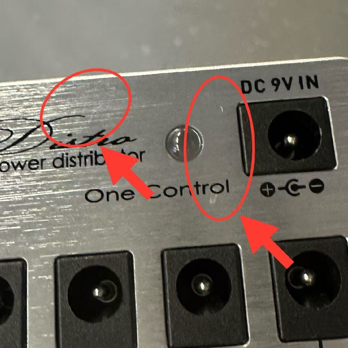 最落無し! One Control Distro -Tiny Power Distributor- (Shiny Silver) / a51143 ミニサイズパワーサプライの決定版 1円_画像3