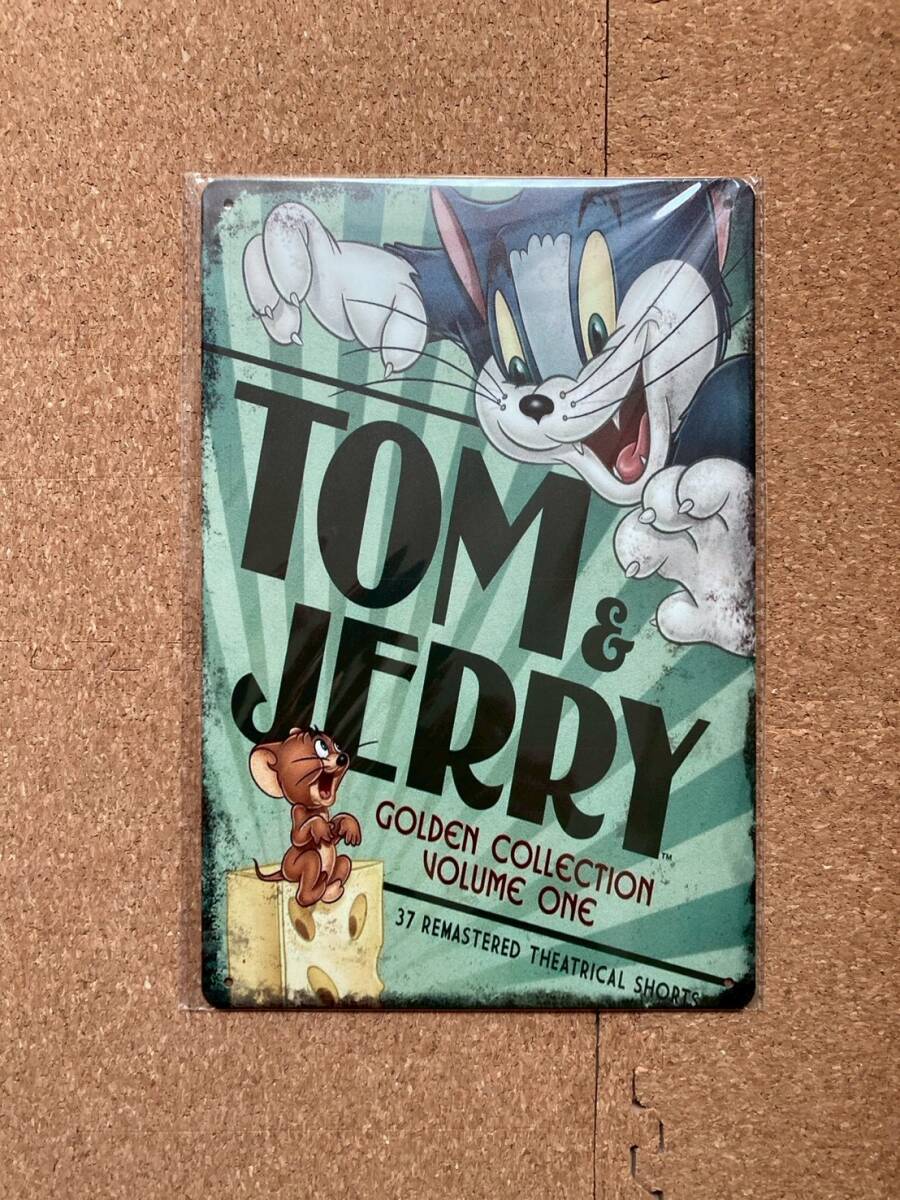  Tom . Jerry под старину жестяная пластина табличка metal автограф plate american смешанные товары wall декоративный элемент retro Vintage способ 