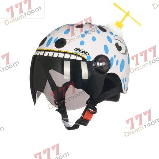 KIDS Dinosaur шлем затонированный защита есть девочка мужчина динозавр [F-132-sk] велосипед skate мотоцикл лыжи детский ребенок 