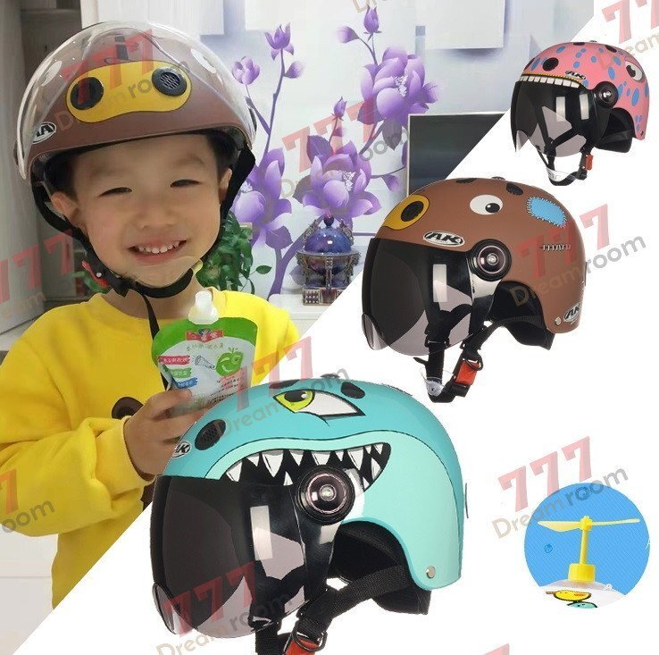 KIDS Dinosaur шлем прозрачный защита есть девочка мужчина динозавр [F-135-cr] велосипед skate мотоцикл лыжи детский ребенок 